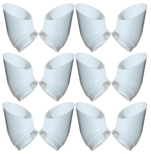 GALPADA Set 12 Tazze Idroponiche in Plastica per Piantagione Verticale, Vasi a Rete per Coltivazione Ortaggi su Balcone e Finestra, Accessori per Giardinaggio Indoor Senza Terra