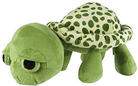 Trixie Hundespielzeug Schildkröte, Plüschtier für Hunde - Robustes Kuscheltier, 40 cm, mit Stimme für kleine & große Vierbeiner - 35854