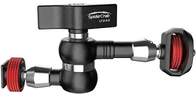 IFOOTAGE LT2-3.5 Spider Crab Magic Arm,Camera Magic Arm Aluminum Alloy & Stainless Steel,Fits for DSLR,Video Monitor,Flash Light,Microphone,LED,Monitor,Payload 13.23lbs/6kg