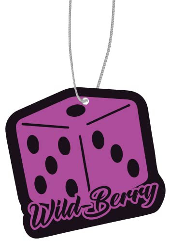 2x FRUITY CUBE Duftbaum/Lufterfrischer Wildberry Duftwürfel Duftbaum Auto lustig, Auto Duftspender, Duftbaum Auto tuning, car air freshener, Duftanhänger Auto, Duftbaum Set Auto