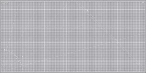 Elan skärmatta Grå 200x100 CM, 5-lagers hantverksmatta, självläkande skärbräda hantverk, konstmatta, självläkande skärmatta, klänningstillbehör för sömnad, quiltning och pyssel 200cm x 100cm