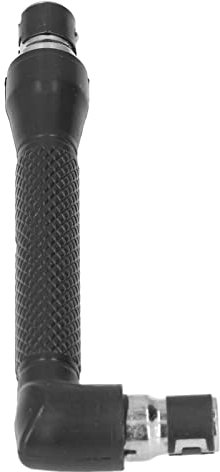 Llave de Tubo Hexagonal en Forma de L, ángulo de 90 Grados, Doble Cabezal, Adaptador de Destornillador de ángulo Recto, Llave de Vaso de Vástago Hexagonal de 1/4 Pulgadas