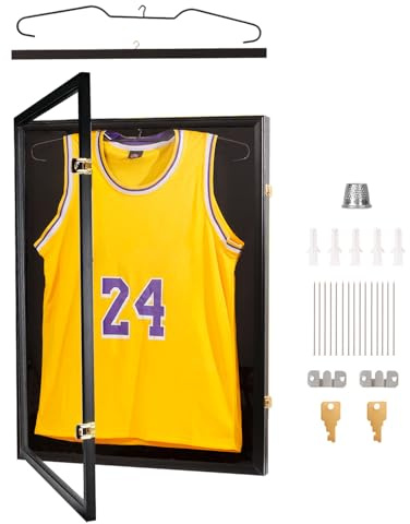 RATSTONE Ram jersey 60 x 80 cm, 3D-fotbollströja, UV98 % skydd, vikbar, låsbar, klädhållare, tillbehör ingår, svart