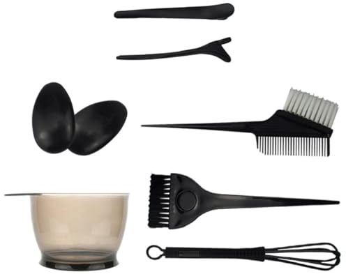 PAMINGONO 8pcs Hair Dye Tool Bristle Brush for Hair Tint Brush for Root Touch up Kit for Women
