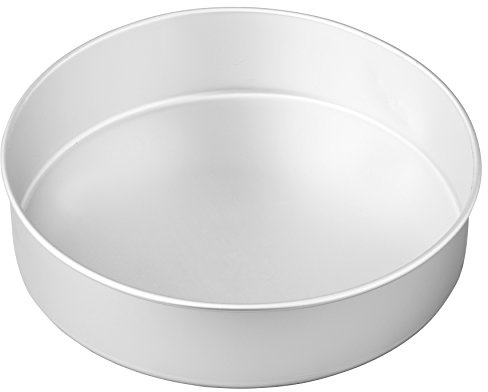 Wilton Runde Kuchenform, 2105-6103, Grau, 7.6 x 30.4 cm | Runde Backform aus Aluminium, Tiefe Tortenform für Schichttorten, mehrstöckige Torten, gestufte Kuchen