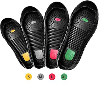 Tiger-Grip EASY GRIP sur-chaussure de sécurité, noir, medium (37-40, gris), antidérapante