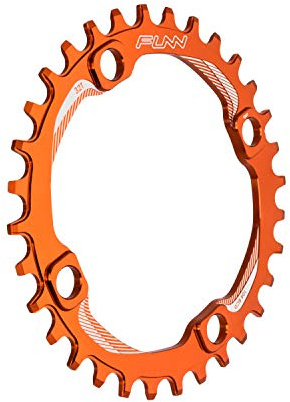FUNN Solo Kettenblatt Narrow Wide, 9-12-fach, BCD 104mm, 32T (Orange)