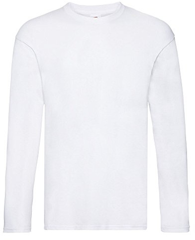 Fruit of The Loom Lightweight Cotton Tees (Short & Long Sleeve) Camicia Uomo