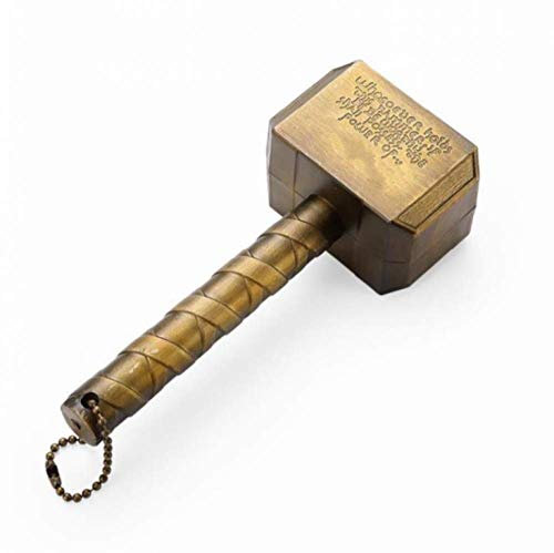 Funny Hammer of Thor Shaped Beer Bottle Opener, Corkscrew Drink Key, Creative Personality Supplies for Family, Restaurant, Bar, Hotel.
