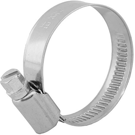 Schlauchschellen mit Schneckengewinde | Spannbereich 130 mm bis 150 mm - Bandbreite 12 mm aus Edelstahl A2 (5 Stück) | DIN 3017 - Schlauchbinder - Klemmschellen - Bandschellen von MESAROS®