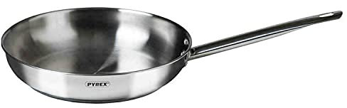 Pyrex Master Stainless Steel Frying Pan 30cm Silver