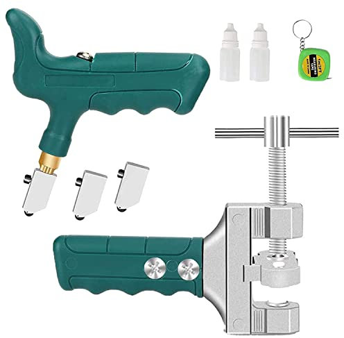 Taglierina di vetro Kit di Strumenti, di Taglio di Piastrelle di Utensili A Mano Portatile Ad Alta Resistenza Professionale Non Rompere Carburo Cementato di Plastica, per il Vetro, il Taglio