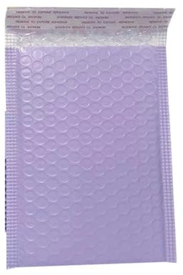 Luftpolstertaschen, hellrosa Versandtaschen für kleine Unternehmen, farbig, gepolsterte Versandumschläge, undurchsichtig, matt, selbstklebende Luftpolstertaschen, violett, 13 x 18 cm, 10 Stück