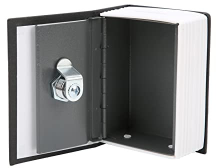 Robuster Büchersafe aus Metall, Versteckte Aufbewahrung für Wertsachen, Einfache Integration mit Anderen Büchern Im