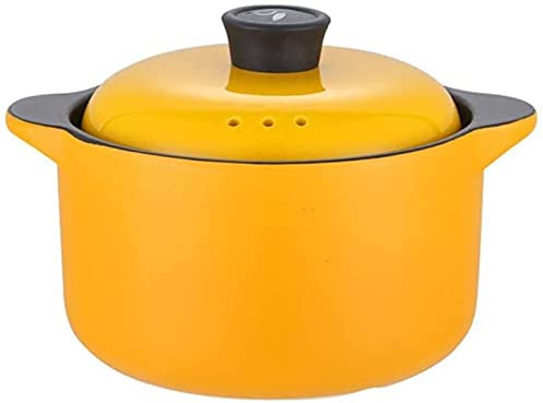 Cazuela De Cerámica Olla De Barro Olla De Esmalte Cazuela De Hierro Fundido Cazuela con Tapa: Duradera, Que No Se Decolora, Adecuada para Todas Las Fuentes De Calor-5