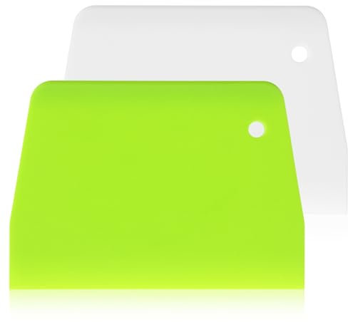 Set di 2 spatole per impasto, in plastica, spatole giapponesi, spatole per pittori, spatole per superfici