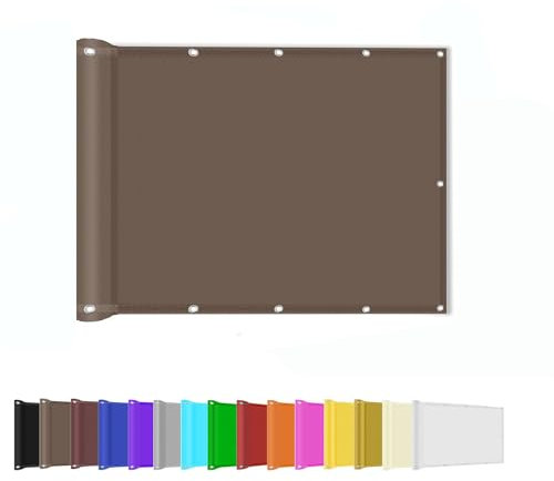 Brise-vue extérieur pour terrasse, balcon, clôture, porche, pare-soleil en PVC - Protection UV - En polyéthylène - Pour spa extérieur