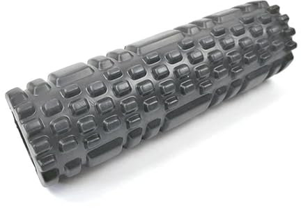 Bauch-Übungsbrett 26 cm Yoga Säule Fitnessfitness Pilates Schaumrolle Übung Rückenmassage Roller Yoga Ziegel Fitnessausrüstung Fitnessmatte(Black)