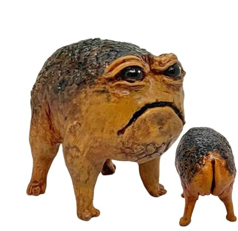 Liakyunf Ugly Toad Figure | Home Rain Frog Decor Sculpture,Resin Fun Novelty Unique Garden Yard Art Statues For Gardens, Patios And Lawns