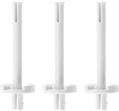 Yuiturt 3 pezzi perni bobina per macchina da cucire, compatibile con Toyota RS2000, supporto bobina bianco in plastica (6x2 cm) accessori telaio navetta, parti di ricambio per macchine
