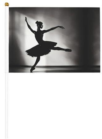 Ballerina dansstavar mini små handhållna med stolpar för nationaldagen parad sport festdekorationer