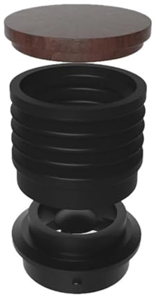 Molinillo de café de silicona con tolva dosificadora, compatible con el contenedor de granos de café soplado Baratza for limpiar y recolectar café en polvo A