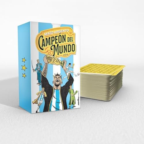HERENCIA GAUCHA | Mazo de Cartas para Truco Argentino – Baraja Española con Diseño de Personajes Campeones del Mundo Argentos– Juego de Cartas Tradicional Argentino – Cartas Ilustradas Premium