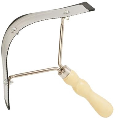 Alasum Edelstahl Pferdebürste mit Holzgriff Langlebiger Livestock Hairbrush Kratzfeste Putzbürste zur Fellpflege und Schweißentfernung Praktische Viehpflege für Pferde und Kühe