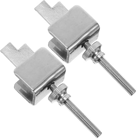 INOOMP 2 Piezas Cerradura Portátil para Puerta de Hotel Bloqueo Seguro y Resistente, Fácil Instalación, Diseño Compacto para Viajes y Apartamentos