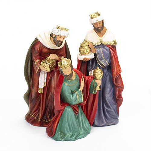 Roman 7 pesebre ST de 26 cm con telón de fondo estable