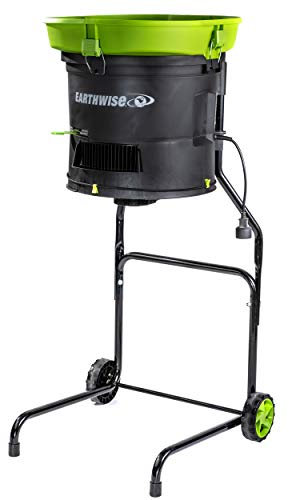 Earthwise LM71313 Amp 13-Inch Corded Electric Leaf Mulcher/Shredder, Green