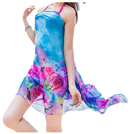 UK_Stone - Telo mare da donna, pareo, sarong, alla moda, copricostume, 10#, Taglia unica