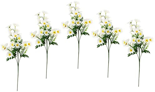 Kunstblume Margeritenzweig Gänseblume Margerite künstliche Blume Blumenzweig Einzelblume Dekozweig Osterdeko Ostern Frühjahr Seidenblume Frühlingsblumen Frühjahrsdeko Frühjahrsblume Blumendeko Stängel