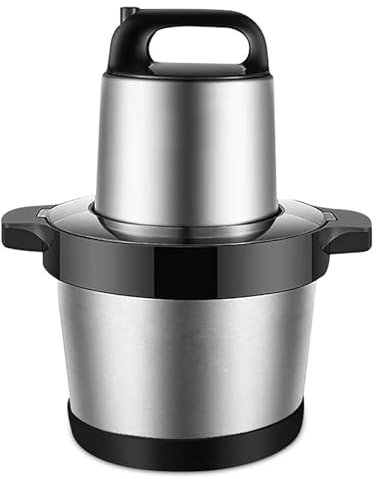 Mini Picadora De Alimentos De 1000 W, Procesadores De Alimentos, Mini Picadora De Licuadora De Alimentos De Cocina, Picadora De Carne Eléctrica Con Recipiente De Acero Inoxidable De 6 L De Capacidad