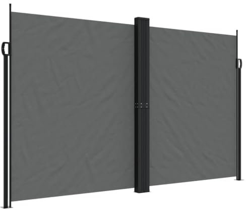 Willood Seitenmarkise Ausziehbar Anthrazit 200x600 cm