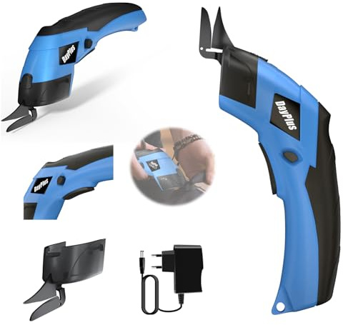 Forbici elettriche a batteria, forbici elettriche per tessuti, taglierina per cartone, strumento per tagliare tappeti, cesoie elettriche, taglierina rotante per tessuti, forbici rotanti