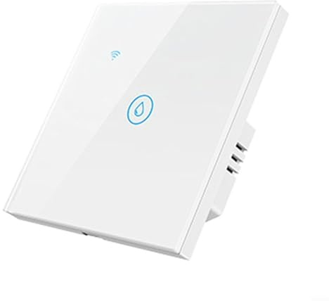 Interrupteur intelligent minuteur pour chauffage à immersion, WIFI Smart 40 A, interrupteur 1 voie, pour chauffe-eau Tuya, télécommande vocale (blanc)