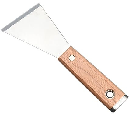 Homoyoyo Espátula Biselada Portátil Cortador De Masilla De Acero Raspador Pulido Para Herramientas De Acabado De Paneles De Hogar