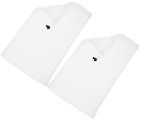 Happyyami 2pcs Replacement Skimmer Socks for Pool Vacuum Mesh Filter Bags for Inground Pools Aquariums and Ponds Easy to Use Cleaning Accessories