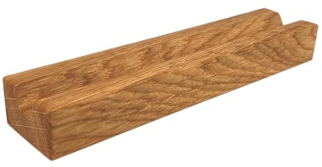 Kernholz – Stiftablage aus massiver Eiche - 1-Fach, handgefertigt in Deutschland - Schreibtisch Organizer aus Holz - massiv ohne Verleimung (Eiche)