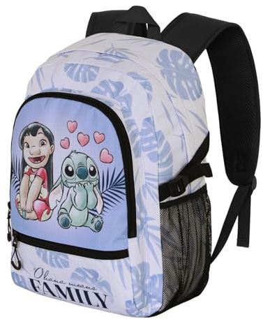 Disney Lilo e Stitch Couple-Zaino Fight FAN 2.2, Lilla, 31 x 44 cm, Capacità 24 L