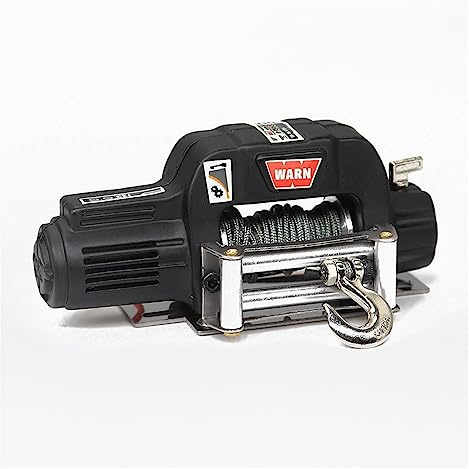 Elektrische Seilwinde, Utomotive Automatische Simulation Winde Geeignet for 1:10 RC Fernbedienung Auto Upgrade Zubehör for Schiff Auto Lkw,für PKW LKW Boot(Separate winch)