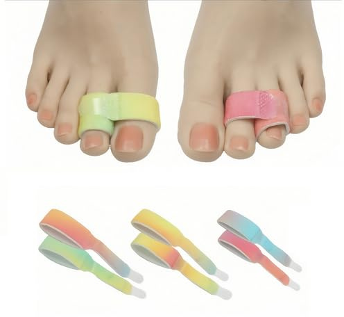LZHIOs Hammer Toe Straightener Set, 6PCS Hammer Toe Corrector Adjustable Professional Toe Straighteners for Bent Toes Say Goodbye To Toes Discomfort with Toe Straightener Set Designed for Men,Women