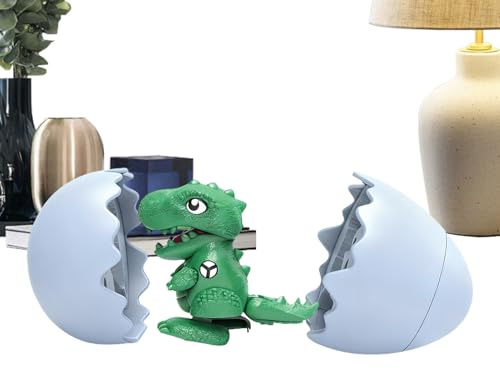Generisch Huevos de Dinosaurio | Juguete de Cuerda de Dinosaurio Saltando – Criar mordaza Huevo de Pato, para niños y niñas, Preescolar, Viaje en Coche, Clases de casa, Sala de Juegos, de Regalo