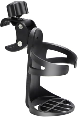 ibasenice Portavasos Accesorio Multifuncional y para Ajustable Silla de Ruedas Negro de Pp Andador Ruedas para Botellas y Bebidas en Movilidad