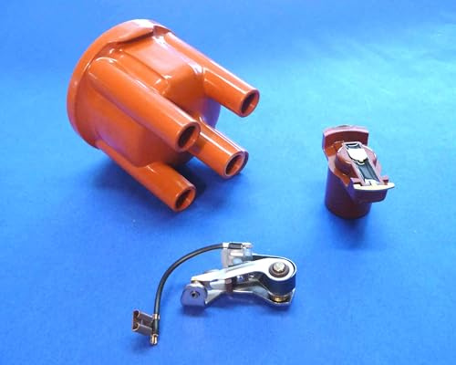 VERTEILERKAPPE SERIE + FINGER + UNTERBRECHER für Serienverteiler 009 für VW Golf 1 oder VW Käfer