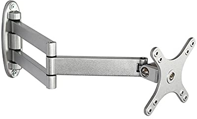 Wall-Mounted Monitor Arm Stand with Adjustable Tilt and Rotation for Desk Mounting