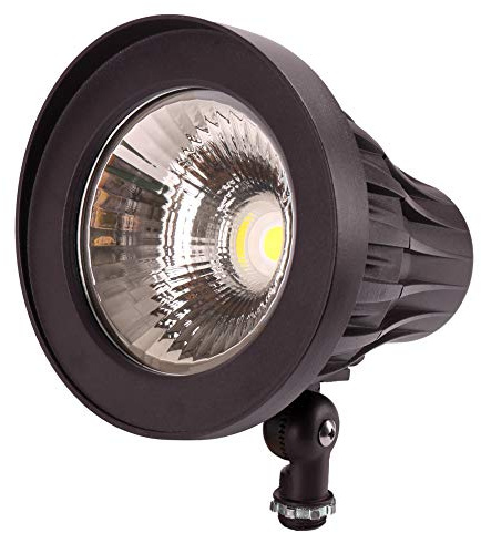 GKOLED 30Watt Bullet LED Spotlight, Narrow Beam Angle COB LED Round Spotlight, 5000K Daylight White, 3350 Lumens, 120-277V, Outdoor Flag Pole Spot Lights Fixture, UL Listed