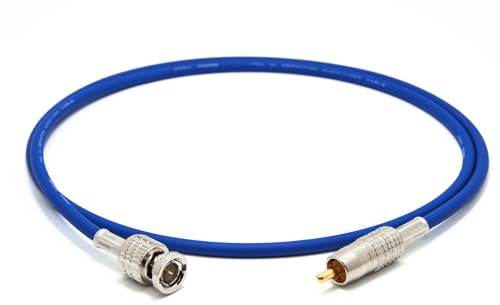 enoaudio Mogami 2964 Câble Numérique coaxial 75 Ohm | Canare Gold RCA – BNC | HiFi - 5,0 m
