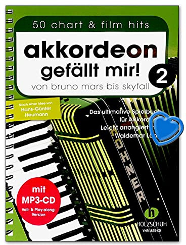 Ultimative Spielbuch für Akkordeon, leicht arrangiert - Akkordeon gefällt mir 2 mit CD - VHR1855CD - 9783864340802